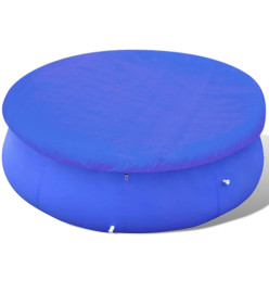 Couverture de piscine PE Ronde 460 cm 90 g/m²