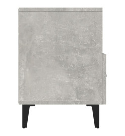 Meuble TV Gris béton 80x36x50 cm Bois d'ingénierie