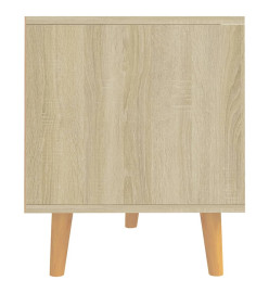 Meuble TV Chêne sonoma 90x40x48,5 cm Aggloméré