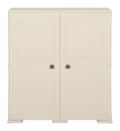 Armoire plastique 79x43x85,5 cm design bois glace à la vanille