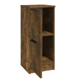 Buffet Chêne fumé 30x30x70 cm Bois d'ingénierie