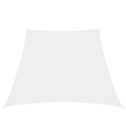 Voile de parasol Tissu Oxford trapèze 3/4x3 m Blanc