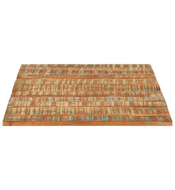 Dessus de table rectangulaire 60x120 cm 15-16 mm Bois récupéré