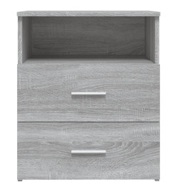 Tables de chevet 2 pcs Sonoma gris 50x32x60 cm