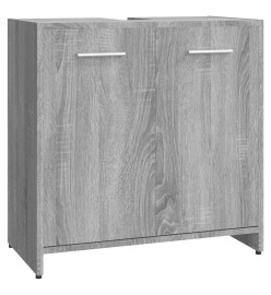 Armoire de bain Sonoma gris 60x33x60 cm Bois d'ingénierie