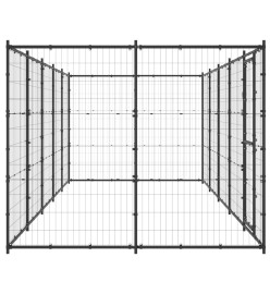 Chenil extérieur Acier 12,1 m²