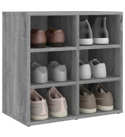 Armoire à chaussures Sonoma gris 52,5x30x50 cm