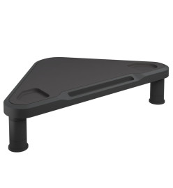 Support de moniteur d'angle Noir 49x28x10,5 cm