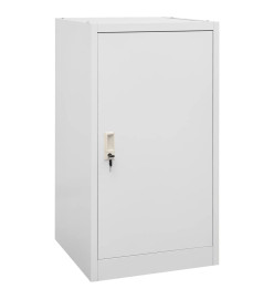 Armoire à selles Gris clair 53x53x105 cm Acier