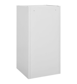 Armoire à selles Gris clair 53x53x105 cm Acier