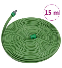 Tuyau d'arrosage à 3 tubes vert 15 m PVC