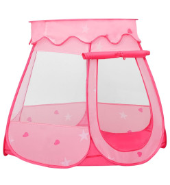 Tente de jeu pour enfants Rose 102x102x82 cm