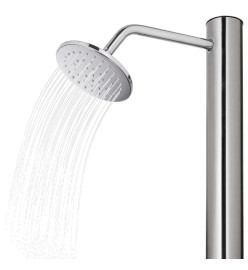 Douche de jardin 215 cm Acier inoxydable