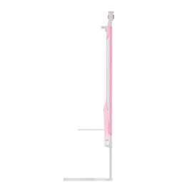 Barrière de sécurité de lit enfant Rose 90x25 cm Tissu