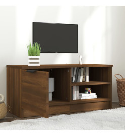 Meuble TV Chêne marron 80x35x36,5 cm Bois d'ingénierie