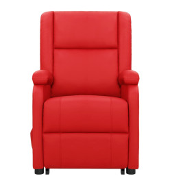 Fauteuil Rouge Similicuir