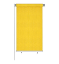 Store roulant d'extérieur 80x140 cm Jaune PEHD