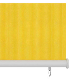 Store roulant d'extérieur 80x140 cm Jaune PEHD