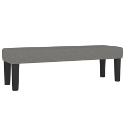 Banc Gris foncé 100x30x30 cm Tissu