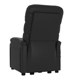 Fauteuil de massage Noir Similicuir