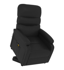 Fauteuil de massage Noir Similicuir