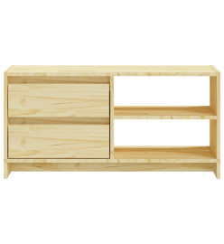 Meuble TV 80x31x39 cm bois de pin massif