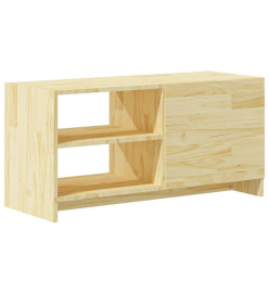 Meuble TV 80x31x39 cm bois de pin massif