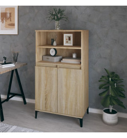 Buffet haut Chêne sonoma 60x36x110 cm Bois d'ingénierie