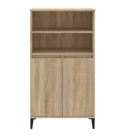 Buffet haut Chêne sonoma 60x36x110 cm Bois d'ingénierie