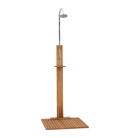 Douche de jardin 75x75x210 cm Bois de teck solide
