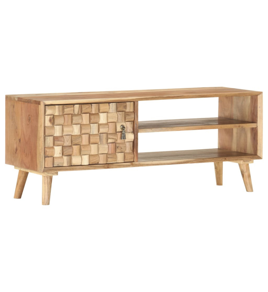 Meuble TV 100x35x40 cm Bois d'acacia massif