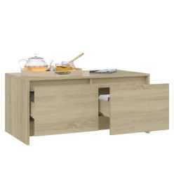 Table basse Chêne Sonoma 90x50x41,5 cm Aggloméré