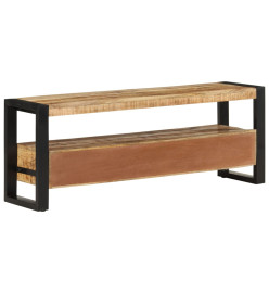 Meuble TV 120x30x45 cm Bois massif de manguier