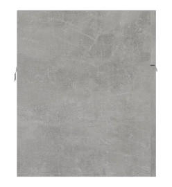 Ensemble de meubles de salle de bain 2 pcs Gris béton Aggloméré