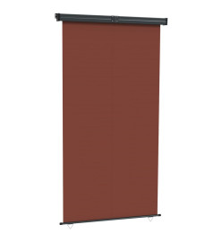 Auvent latéral de balcon 160x250 cm Marron