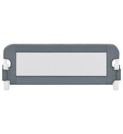 Barrière de lit enfant Gris 102x42 cm Polyester