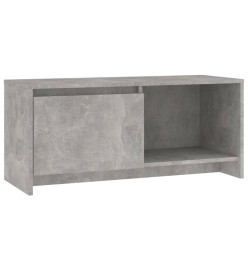 Meuble TV Gris béton 90x35x40 cm Aggloméré