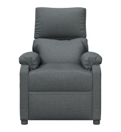 Fauteuil de massage Gris foncé Tissu