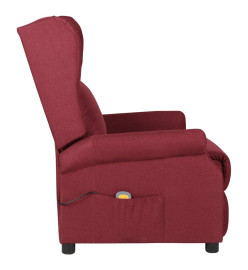 Fauteuil de massage Rouge bordeaux Tissu