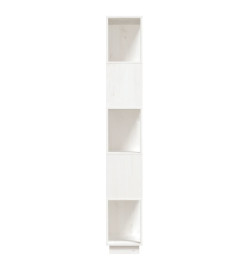 Bibliothèque/Séparateur de pièce Blanc 80x25x163,5cm Pin solide