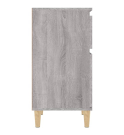 Table de chevet sonoma gris 40x35x70 cm