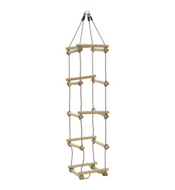 Échelle de corde pour enfants 200 cm Bois