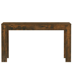 Table à dîner Chêne fumé 140x74,5x76 cm Bois d'ingénierie