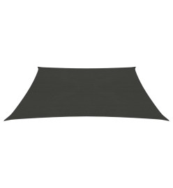 Voile d'ombrage 160 g/m² Anthracite 4/5x3 m PEHD