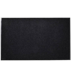 Tapis d'entrée Noir PVC 90 x 60 cm