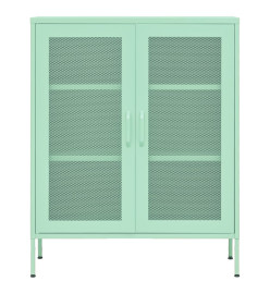 Armoire de rangement Vert menthe 80x35x101,5 cm Acier