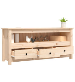 Meuble TV 114x35x52 cm Bois de pin massif