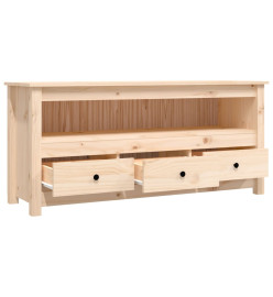 Meuble TV 114x35x52 cm Bois de pin massif