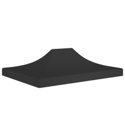 Toit de tente de réception 4x3 m Noir 270 g/m²