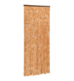 Moustiquaire Ocre et blanc 90x220 cm Chenille